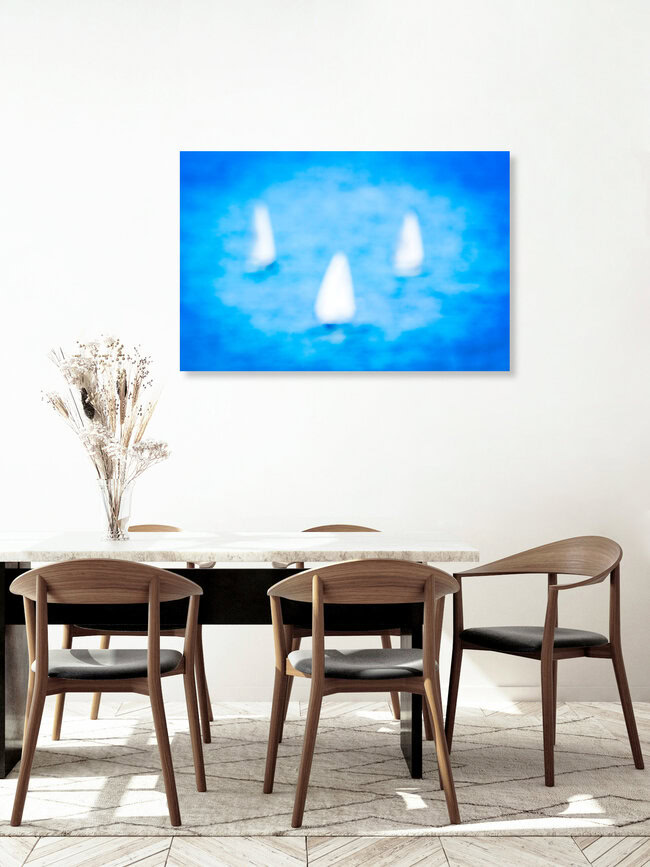 3 Sailboats, Israel – wall art by Tal Paz-fridman as Poster or Acrylic Glass Print