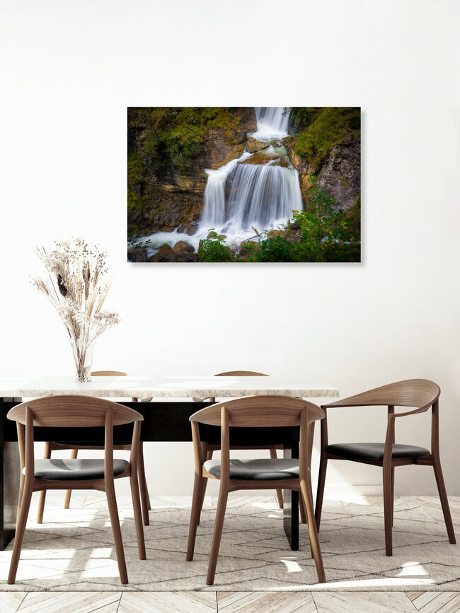 Kuhflucht Waterfall in the Alps, Germany – wall art by Martin Wasilewski as Poster or Acrylic Glass Print