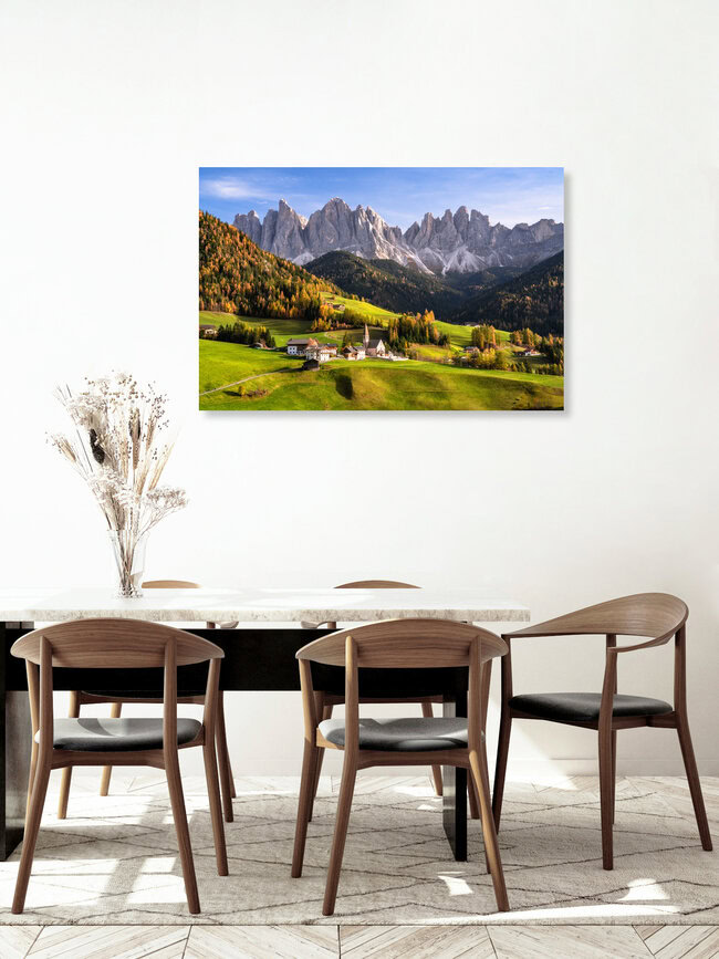 Autumn in South Tyrol, Italy – wall art by Achim Thomae as Poster or Acrylic Glass Print