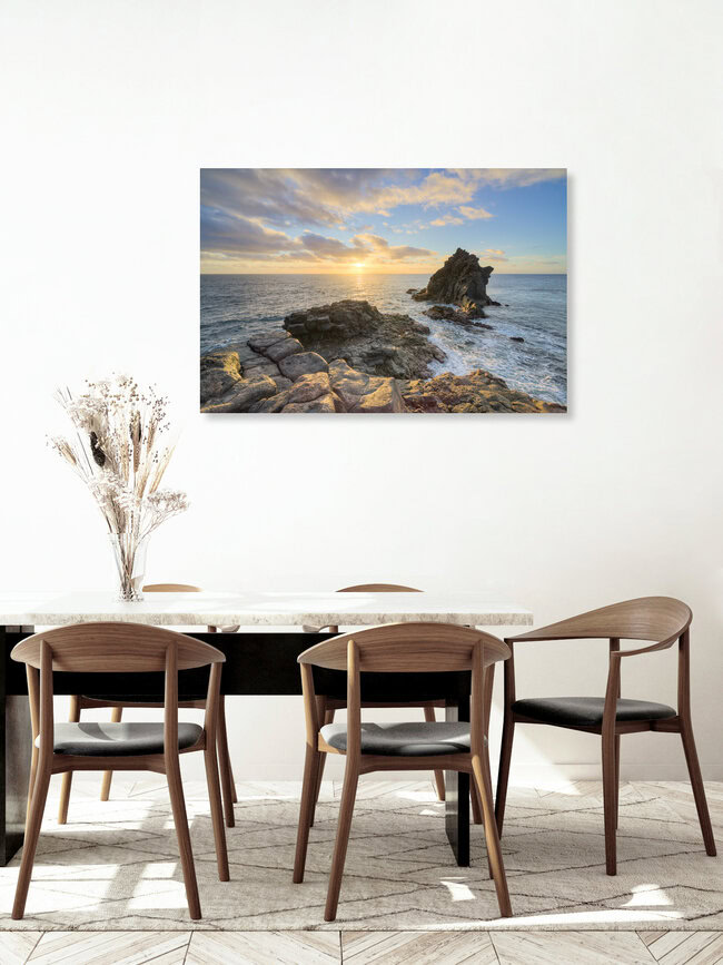Madeira - Ilhéu de Santa Cruz, Portugal – Fotokunst von Michael Valjak als Poster oder Acrylglasbild