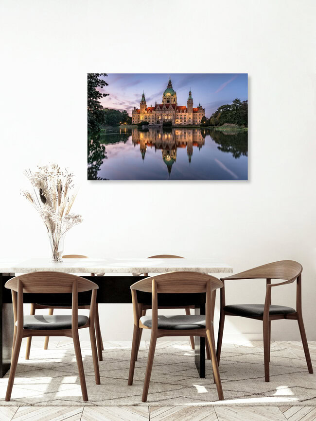 Altes Rathaus Hannover Deutschland, Deutschland – Fotokunst von Achim Thomae als Poster oder Acrylglasbild