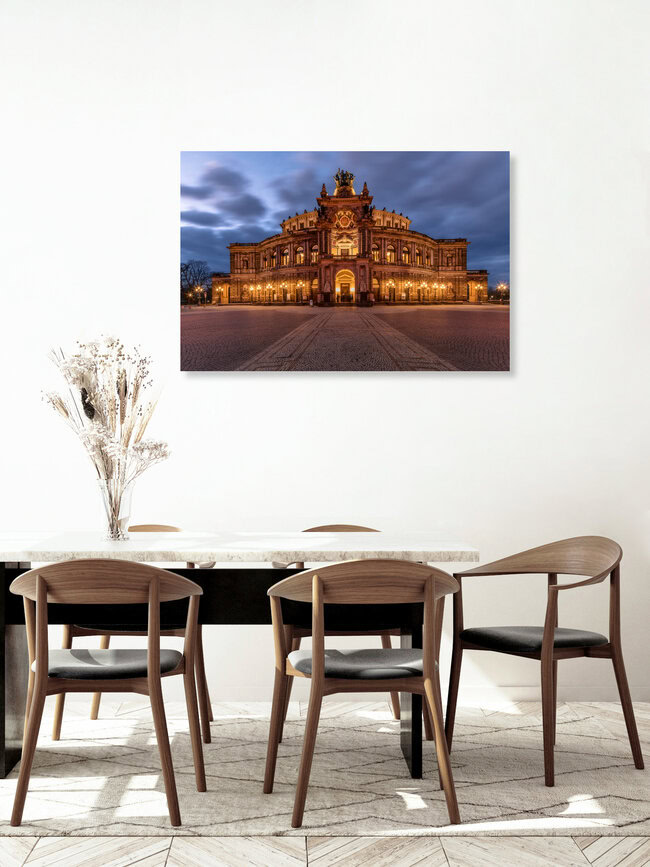 Semperoper Dresden, Deutschland – Fotokunst von Achim Thomae als Poster oder Acrylglasbild