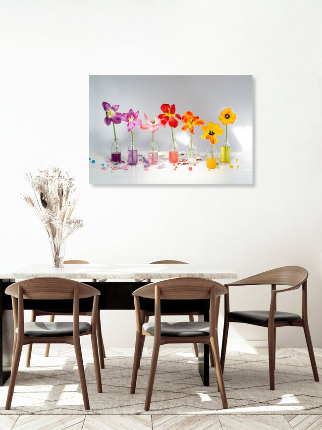Tulpen Stillleben, Belgien – Fotokunst von Gloria Jansen als Poster oder Acrylglasbild