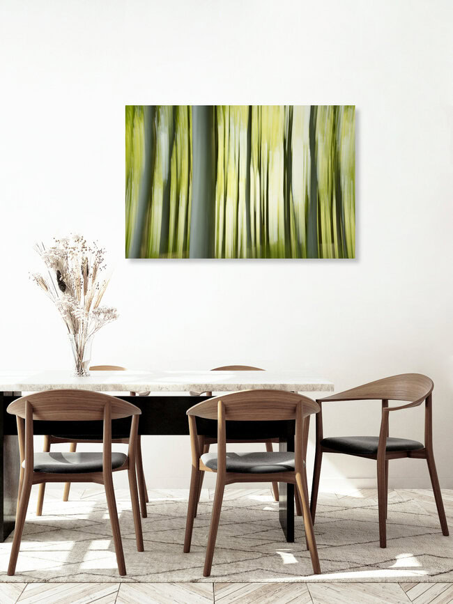 Wald in Bewegung, Dänemark – Fotokunst von Nadja Jacke als Poster oder Acrylglasbild