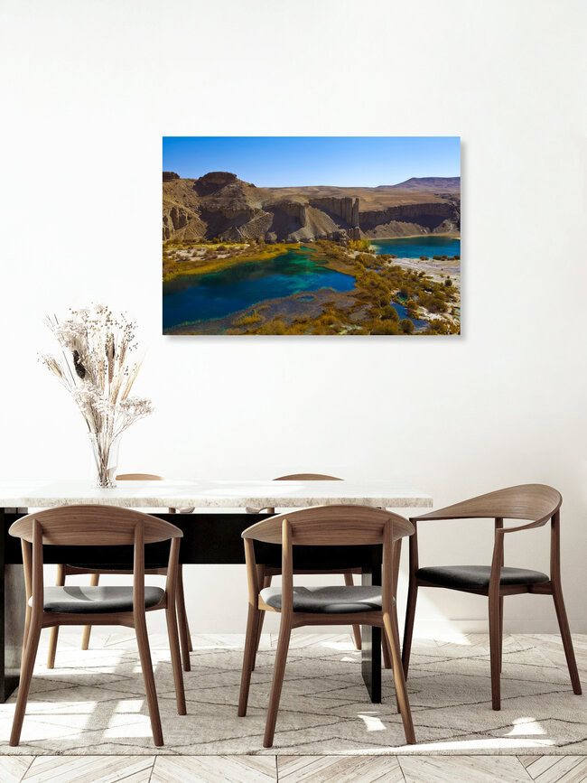 Band-e-Amir Lake , Afghanistan – wall art by Rada Akbar as Poster or Acrylic Glass Print