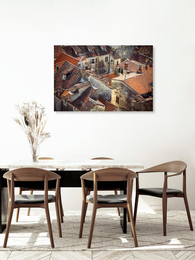Tetti Di Spalato, Kroatien – Fotokunst von Dzoni Bagaric als Poster oder Acrylglasbild