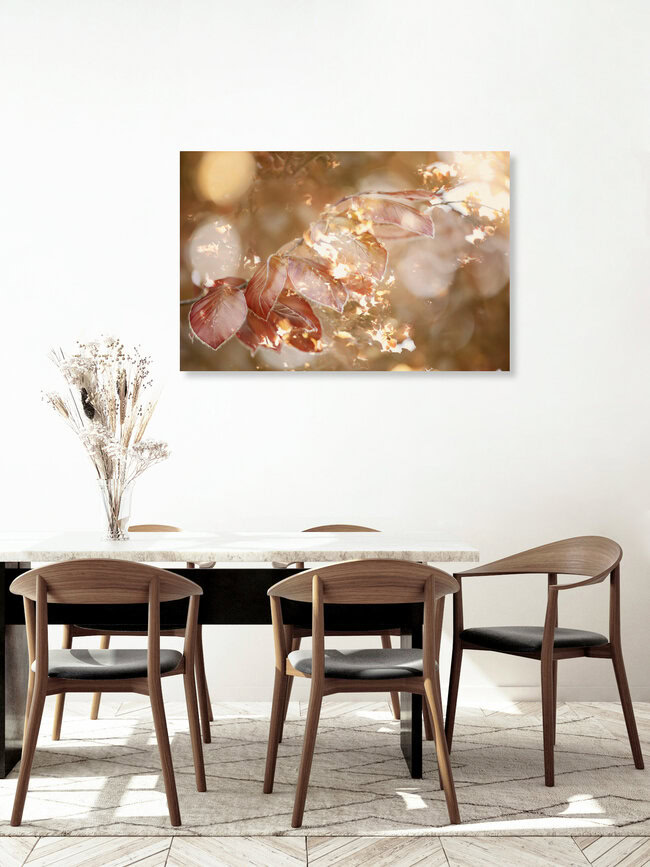 Copper Beech Leaves in Double Exposure, Germany – wall art by Nadja Jacke as Poster or Acrylic Glass Print