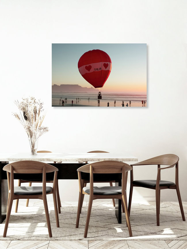Ballonfahrt am Kap, Südafrika – Fotokunst von Udo Behrends als Poster oder Acrylglasbild