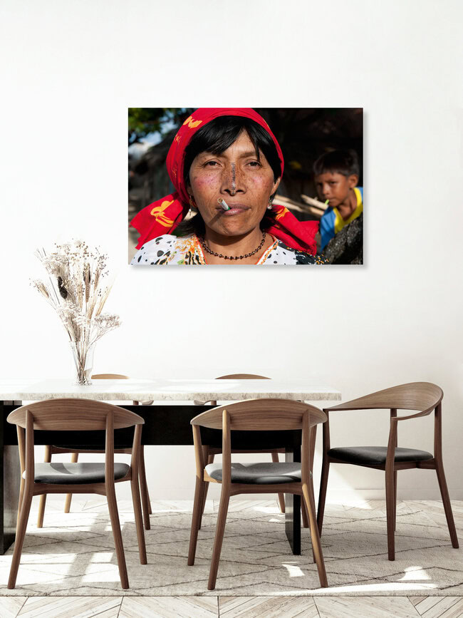 Beim Chicha-Fest, Panama – wall art by Sarah Hrapia as Poster or Acrylic Glass Print