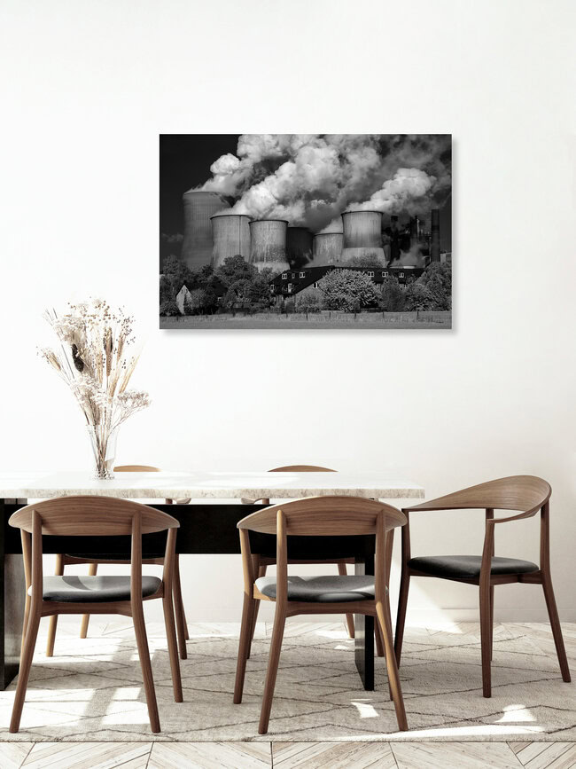 Strom ? Der Nachbar macht das schon !, Germany – wall art by Oliver Buchmann as Poster or Acrylic Glass Print