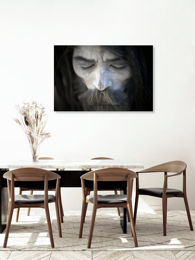 Baba G, Indien – Fotokunst von Ingetje Tadros als Poster oder Acrylglasbild