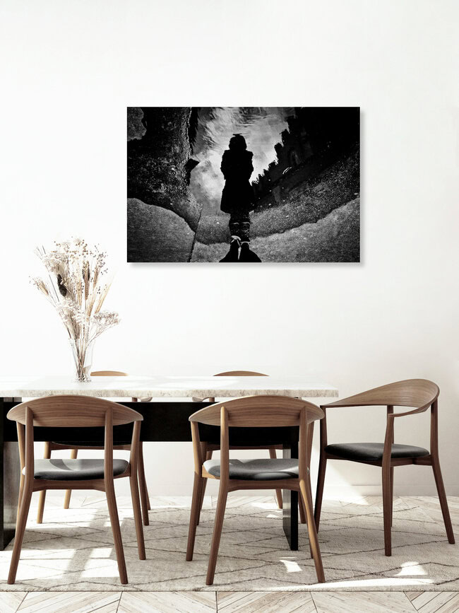 Pfütze, Polen – Fotokunst von Alicja Brodowicz als Poster oder Acrylglasbild