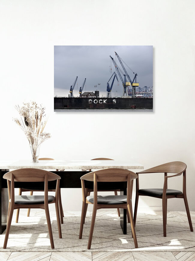 Hamburg Docks, Germany – wall art by Markus Hertrich as Poster or Acrylic Glass Print