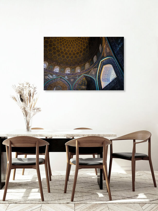 Sheikh Lotfollāh Mosque, Iran – Fotokunst von Chris Blackhead als Poster oder Acrylglasbild