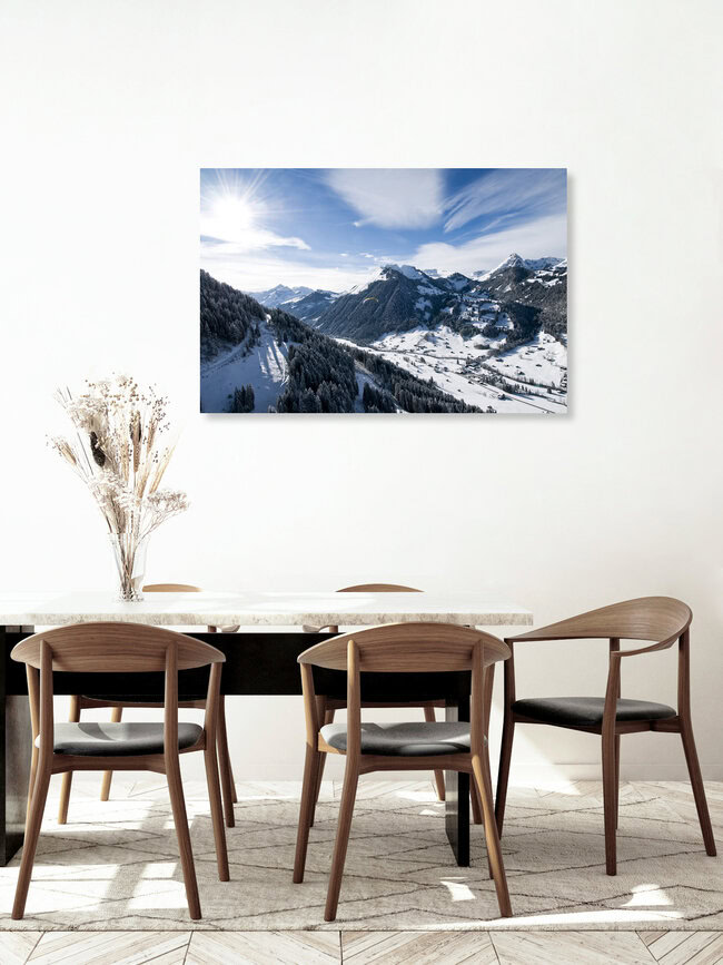 Paragliding, Switzerland – wall art by Jonas Bach as Poster or Acrylic Glass Print
