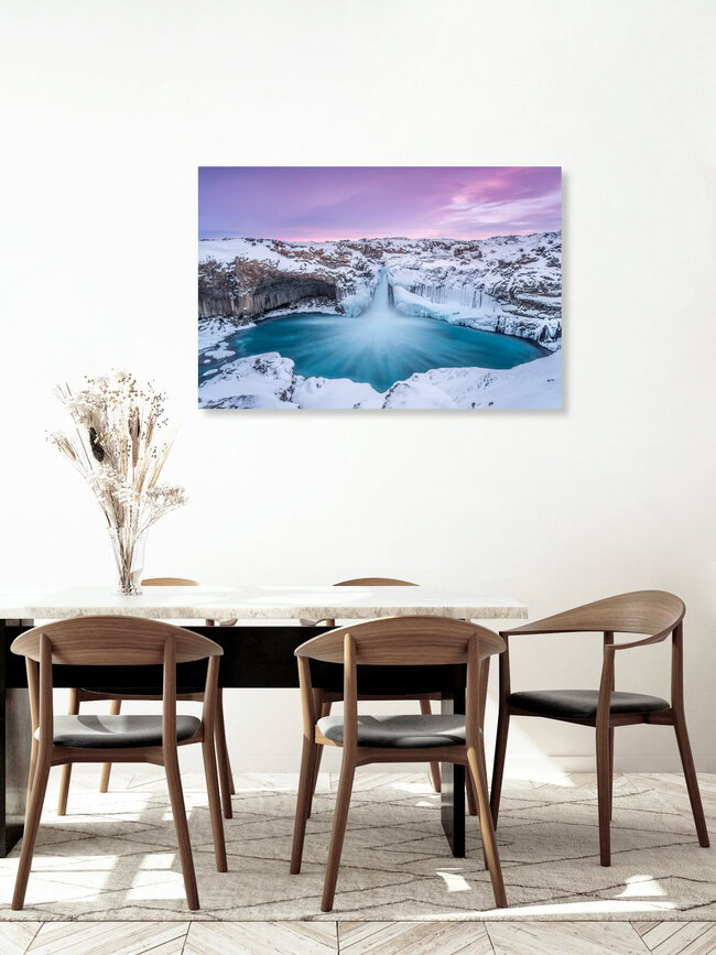 Aldeyjarfoss, Island – Fotokunst von Markus Van Hauten als Poster oder Acrylglasbild