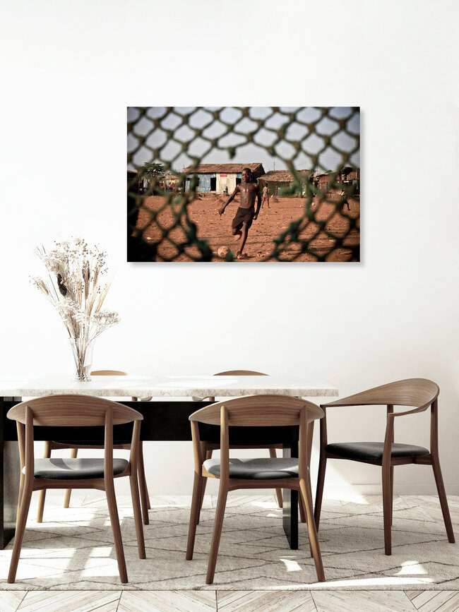 Penalty, Sierra Leone – wall art by Tom Sabbadini as Poster or Acrylic Glass Print