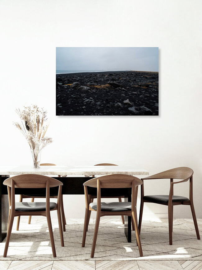 Black Beach - Iceland, Island – Fotokunst von Laura Droße als Poster oder Acrylglasbild