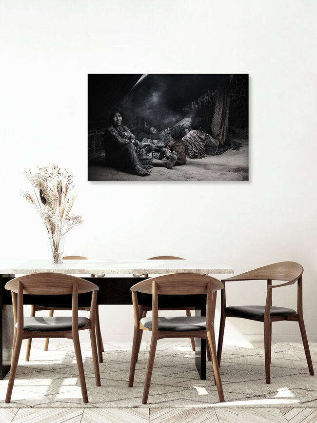 The Last Hunters-Gatherers of the Himalayas, Nepal – wall art by Jan Møller Hansen as Poster or Acrylic Glass Print