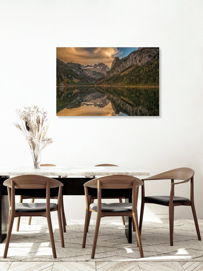Gosausee, Austria – wall art by Günther Reissner as Poster or Acrylic Glass Print