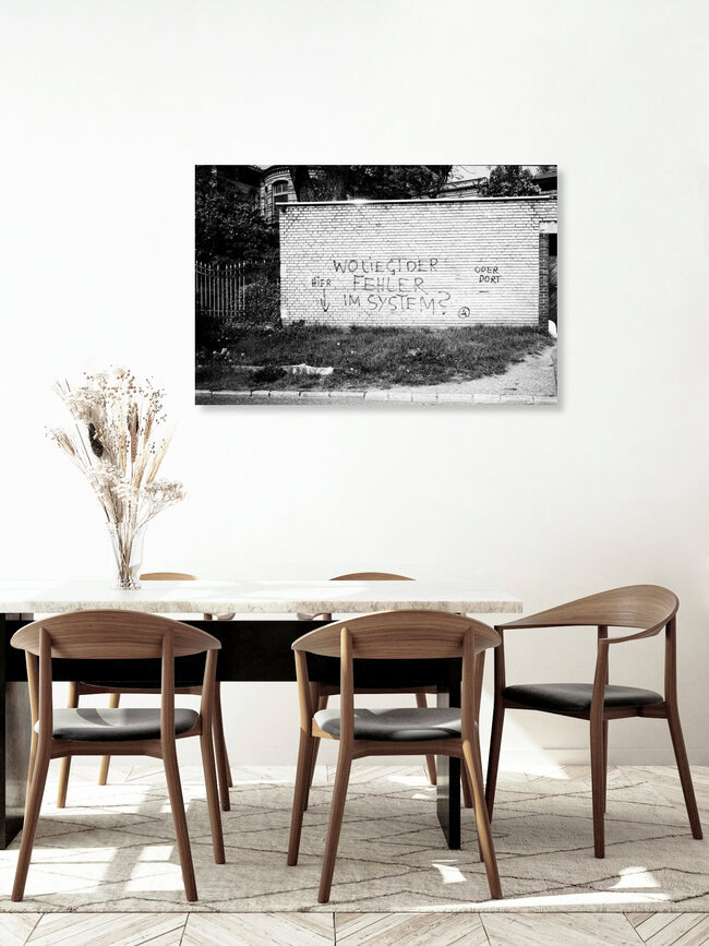 Wo liegt der Fehler im System?, Germany – wall art by Janek Markstahler as Poster or Acrylic Glass Print