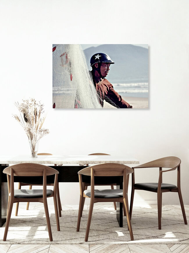 Fischer, Vietnam – Fotokunst von Thomas Junklewitz als Poster oder Acrylglasbild