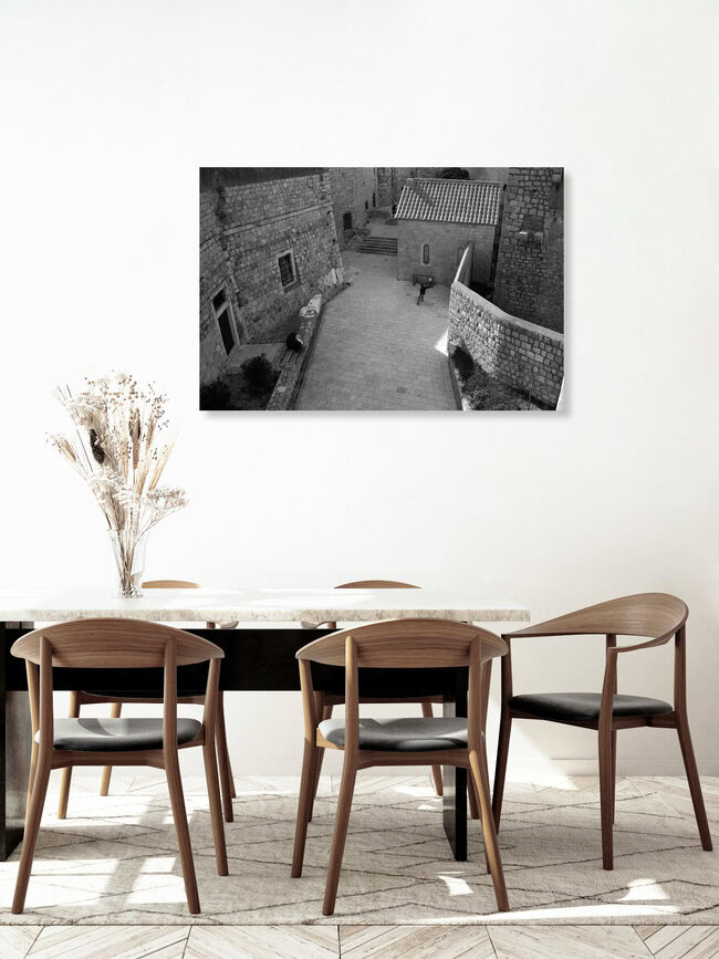 Fußball in Dubrovnik, Kroatien – Fotokunst von Holger Ostwald als Poster oder Acrylglasbild