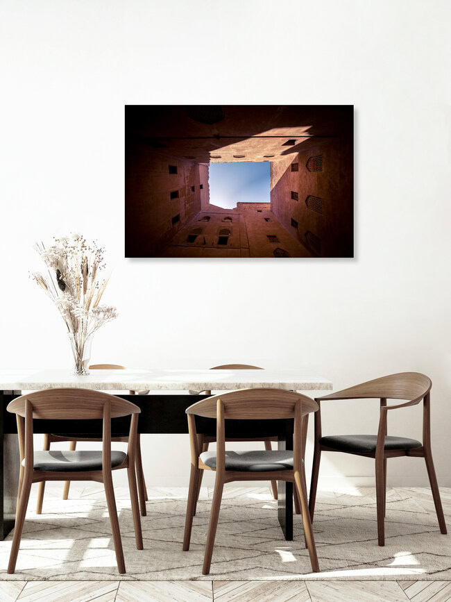 Oman: Jabreen Castle - حصن جبرين, Oman – Fotokunst von Eva Stadler als Poster oder Acrylglasbild