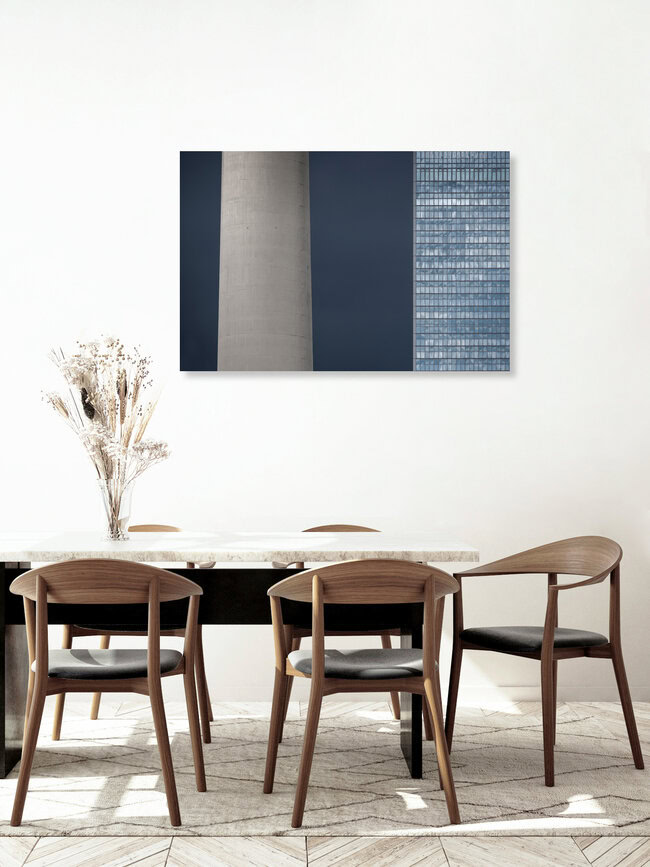 blue, Deutschland – Fotokunst von Klaus Lenzen als Poster oder Acrylglasbild