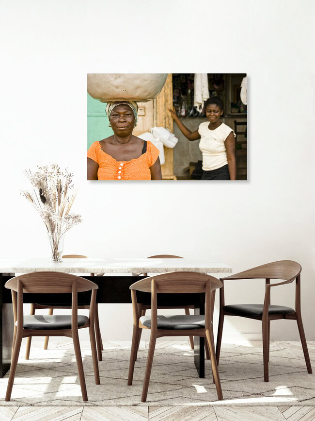 Take a picture of me! , Ghana – wall art by Antonia Bartning as Poster or Acrylic Glass Print