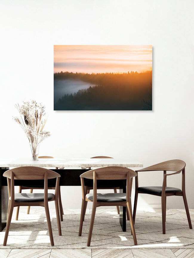 A sunrise for the books., Germany – wall art by Patrick Monatsberger as Poster or Acrylic Glass Print