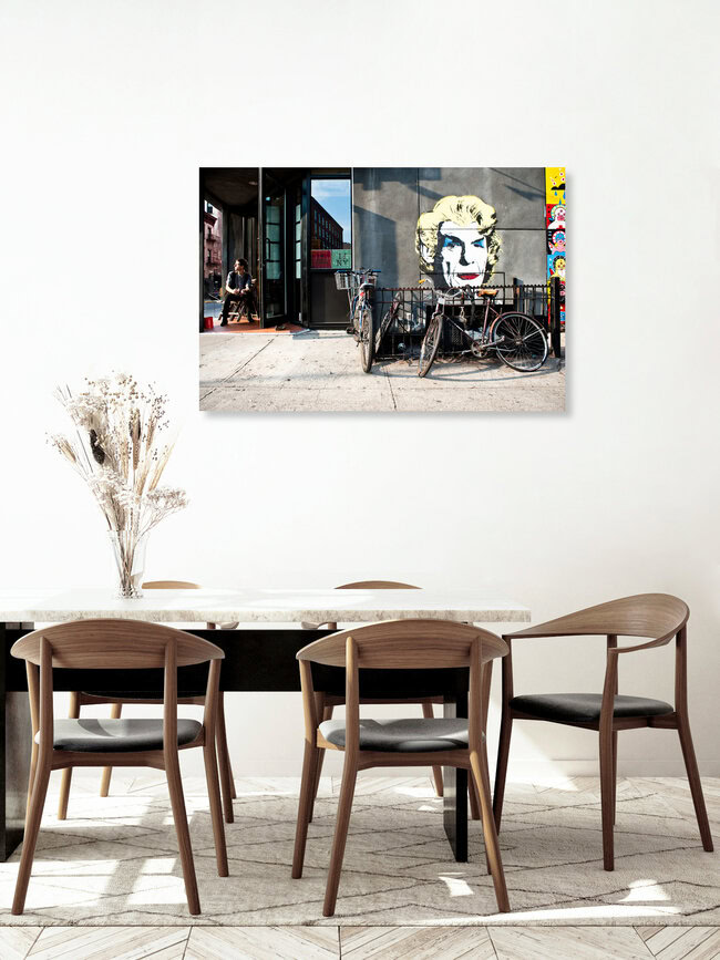 the corner, Bermuda – wall art by Simon Bode as Poster or Acrylic Glass Print