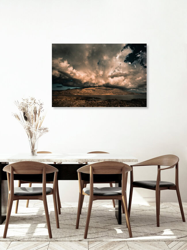 Himmel küsst Erde, Griechenland – Fotokunst von Johann Oswald als Poster oder Acrylglasbild