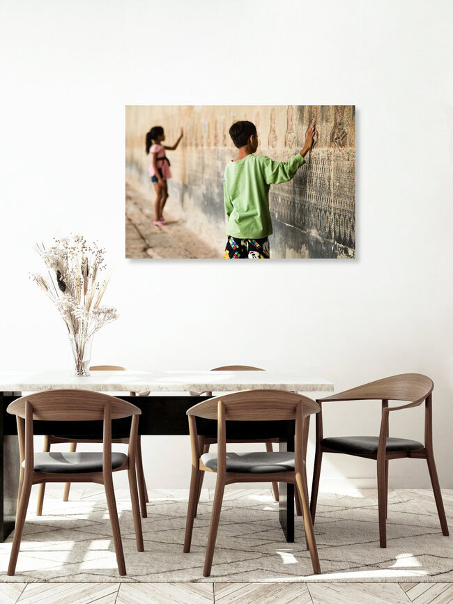 Fühlen der Vergangenheit, Kambodscha – Fotokunst von Steffen Rothammel als Poster oder Acrylglasbild