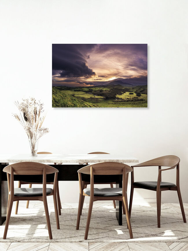 Spectacular Sky on Pico, Portugal – wall art by Jean Claude Castor as Poster or Acrylic Glass Print