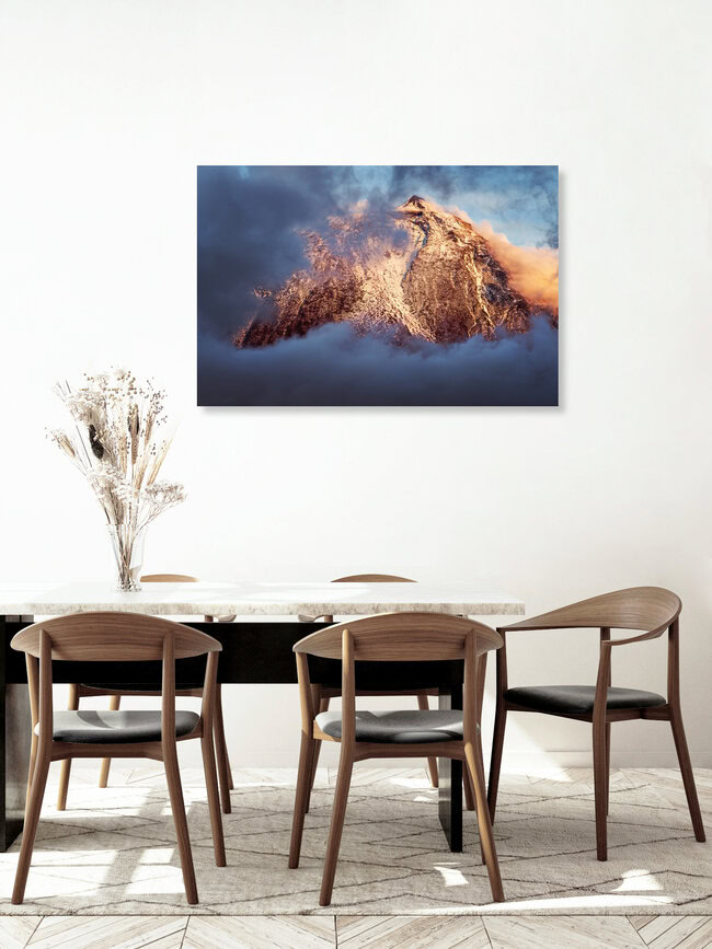 Pico Mountain Peak, Portugal – wall art by Jean Claude Castor as Poster or Acrylic Glass Print