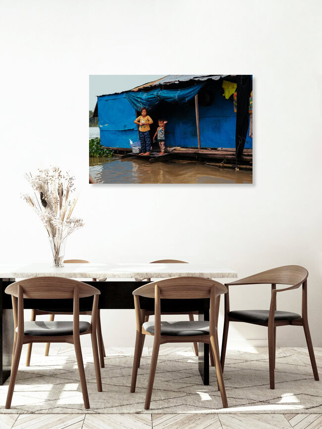 Cambodia Kampong Chhnang, Kambodscha – Fotokunst von Jim Delcid als Poster oder Acrylglasbild