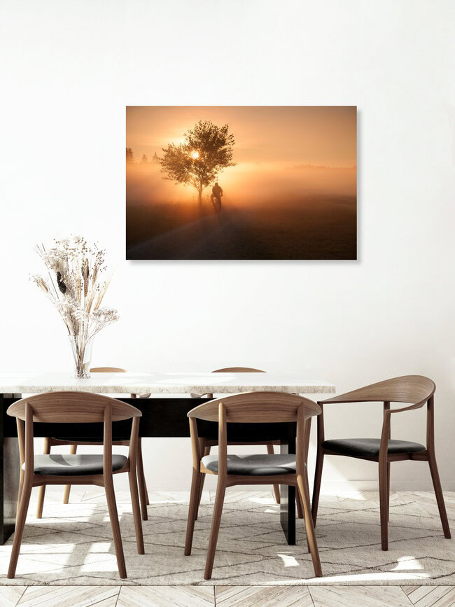 schwebend in den Tag, Deutschland – Fotokunst von Roswitha Schleicher-Schwarz als Poster oder Acrylglasbild