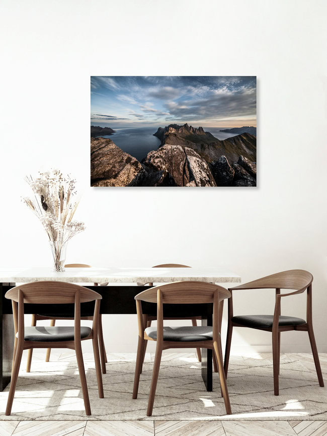 The Island View, Norway – wall art by Sebastian Worm as Poster or Acrylic Glass Print
