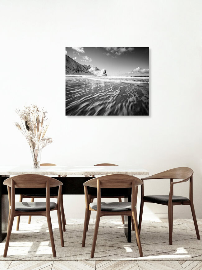 Wavepainting, Norway – wall art by Sebastian Worm as Poster or Acrylic Glass Print