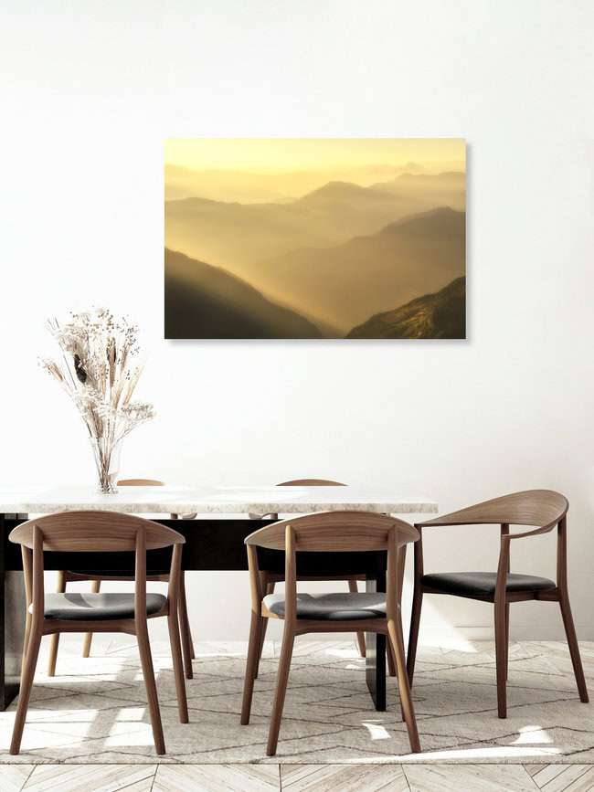 Himalayan glow, Nepal – wall art by Martin Morgenweck as Poster or Acrylic Glass Print