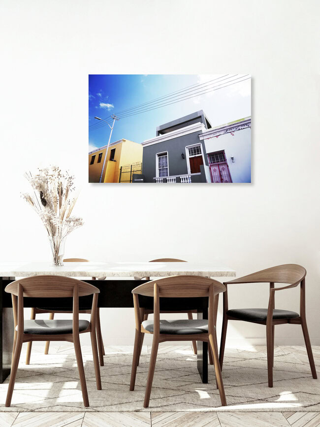 Bo Kaap, Südafrika – Fotokunst von Eva Stadler als Poster oder Acrylglasbild