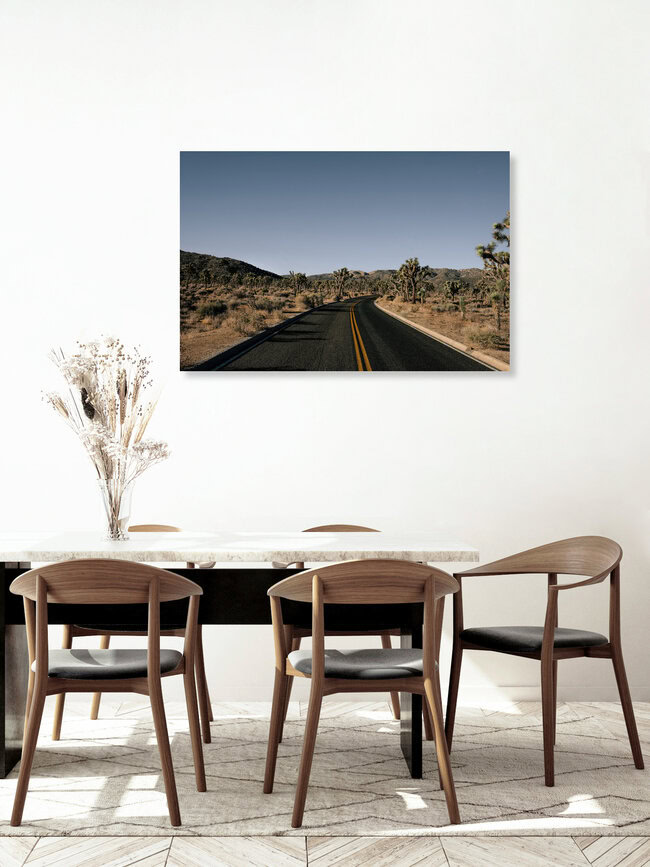 Desert Road, United States – wall art by Sebastian Trägner as Poster or Acrylic Glass Print