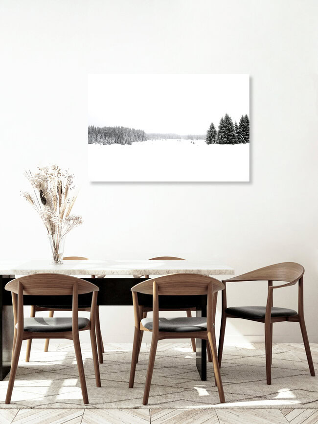 White White Winter, Germany – wall art by Studio Na.hili as Poster or Acrylic Glass Print