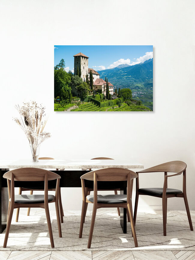 Schloss Lebenberg, Italien – Fotokunst von Peter Wey als Poster oder Acrylglasbild