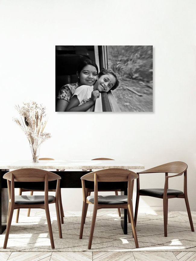 Mother and child, Sri Lanka – wall art by Victoria Knobloch as Poster or Acrylic Glass Print