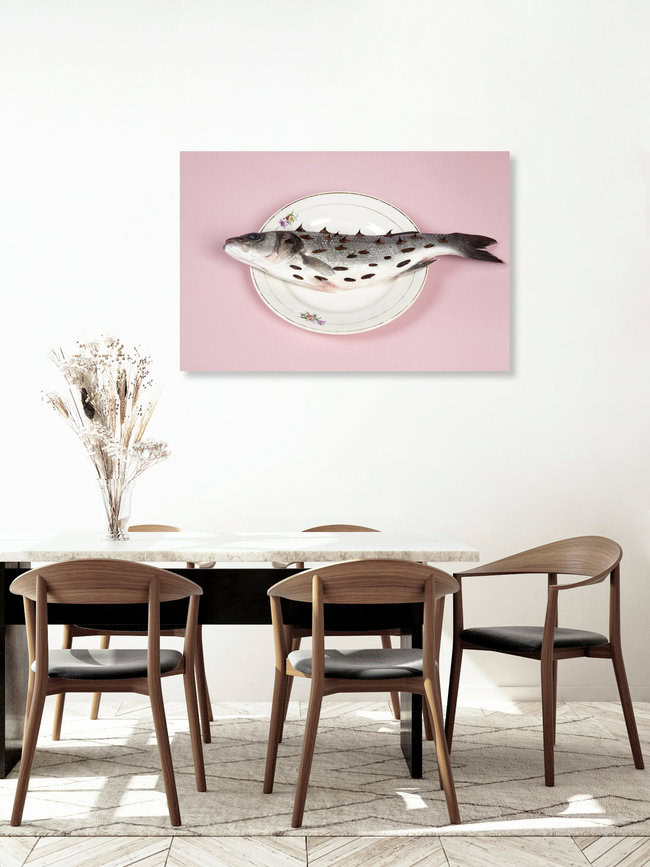 Fish & Thorns, Belgium – wall art by Loulou von Glup as Poster or Acrylic Glass Print