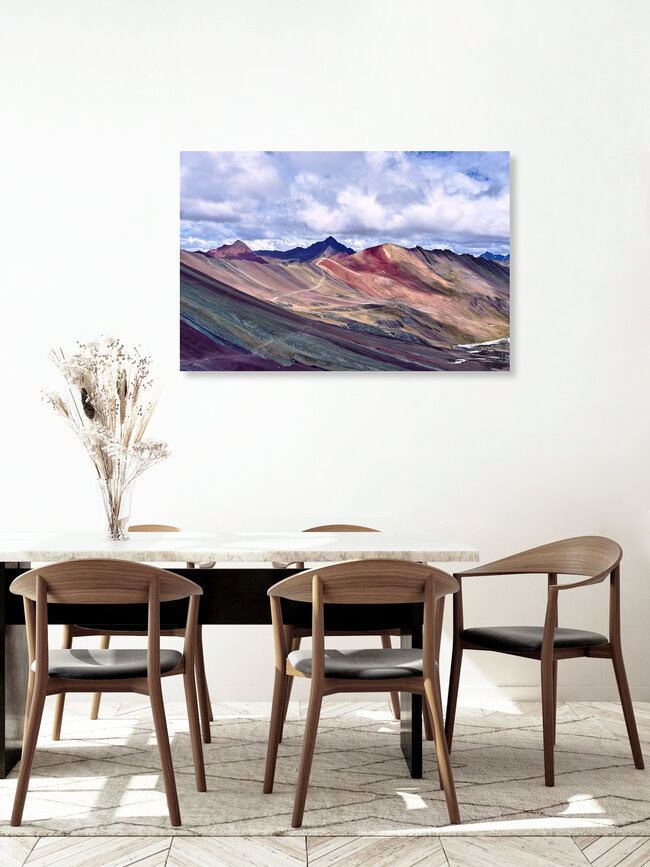 Rainbow-Mountains, Peru – wall art by Marvin Kronsbein as Poster or Acrylic Glass Print
