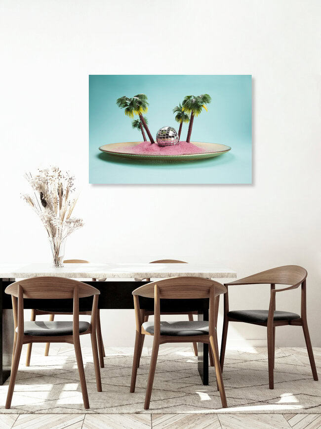 Tropical plate, Belgien – Fotokunst von Loulou von Glup als Poster oder Acrylglasbild