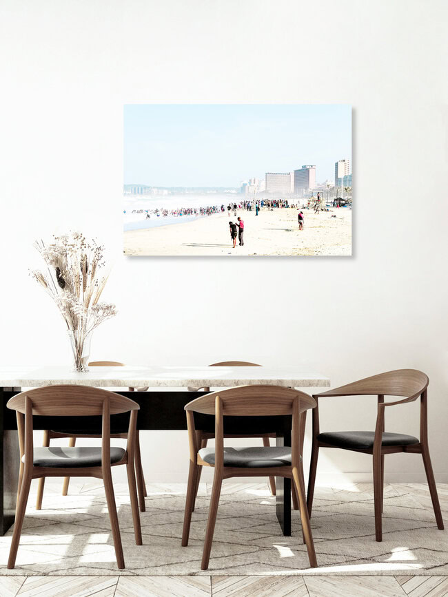 Durban Beach, South Africa – wall art by Karin Schiel as Poster or Acrylic Glass Print
